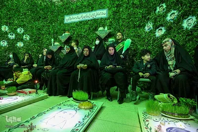 تحویل سال نو در حرم شاهچراغ(ع)