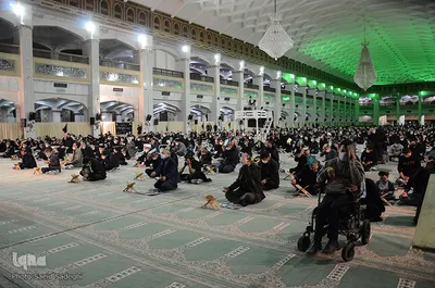 مراسم احیای شب بیست و یکم ماه رمضان در تبریز‎