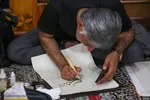 مشق شب قدر در حرم شاهچراغ