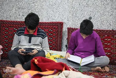 مراسم اعتکاف دانش آموزی در سمنان