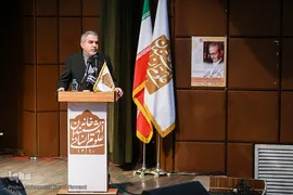 سیدرضا صالحی امیری، رئیس کمیته ملی المپیک جمهوری اسلامی ایران در آیین نکوداشت نجفقلی حبیبی