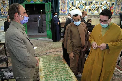 محفل انس با قرآن با حضور حسینی قاری بین المللی در یزد‎