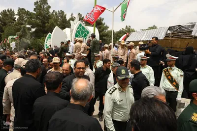 تشییع پیکر شهید سردار علیرضا لطفی در ارومیه‎