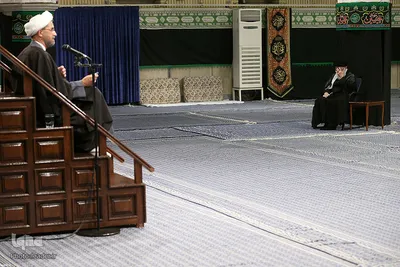 مراسم عزاداری شب تاسوعا با حضور رهبر معظم انقلاب