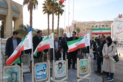 تجدید میثاق اعضای جهاددانشگاهی واحد اصفهان با شهدا