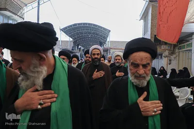 دسته عزاداری سادات و روحانیون شهرستان خمینی شهر