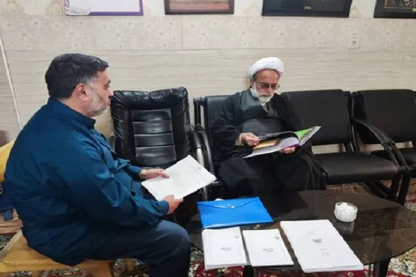حجۃ الاسلام و المسلمین مھدوی پور کا الجواد فاؤنڈیشن شعبہ مشہد کا دورہ
