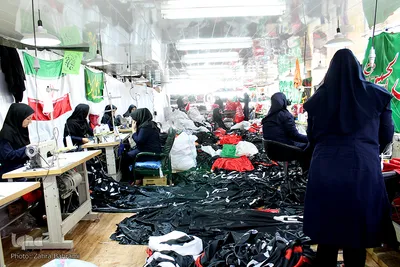 تجلی محرم در صنعت پرچم‌سازی‎