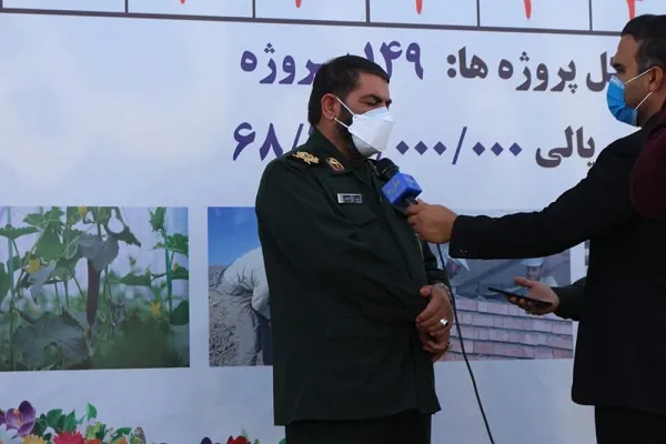 تعداد 149 پروژه عمرانی و محرومیت‌زدایی در شهرستان عنبرآباد افتتاح شد