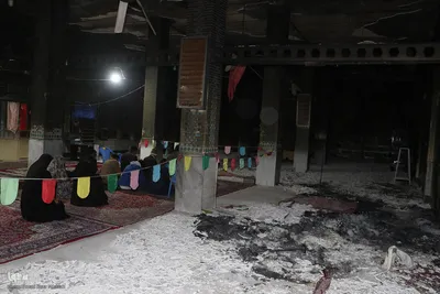مسجدی که سوخت و نمازی که در آن خاموش نشد