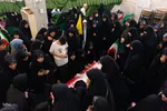 مراسم وداع با پیکر شهیدان مصطفی امینی و عبدالحسین شیخ‌کوپایی در اصفهان