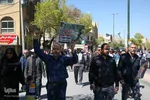 راهپیمایی مردم اصفهان در محکومیت جنایت صهیونیست‌ها در بیمارستان الشفا