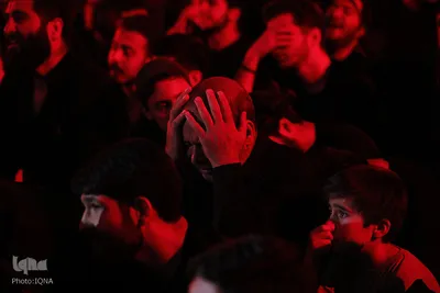 عزاداری شب عاشورای حسینی در هیئت بهشت العباس قم