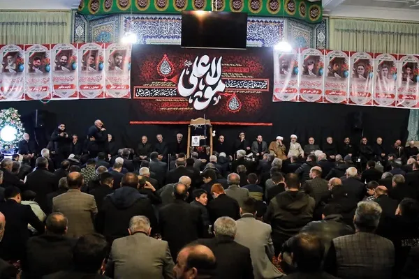مراسم شام‌غریبان شهدای منطقه قراملک تبریز