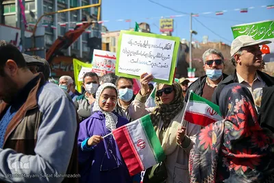 راهپیمایی یوم‌الله ۲۲ بهمن در شیراز