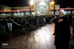 ⁨دسته‌ی عزاداری «مشق شمشیر» در قم⁩