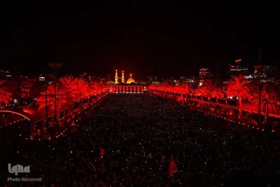 تعویض پرچم حرمین شریفین در کربلا به مناسبت فرارسیدن ماه محرم