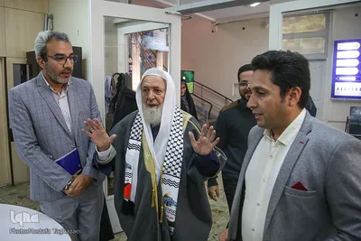 بازدید شیخ محمد نمر زغموت، رئیس شورای اسلامی فلسطین در لبنان از تحریریه ایکنا