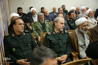 دیدار دست‌اندرکاران کنگره بزرگداشت شهدای روحانی با رهبر انقلاب