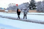 یک روز برفی در شهرستان اهر