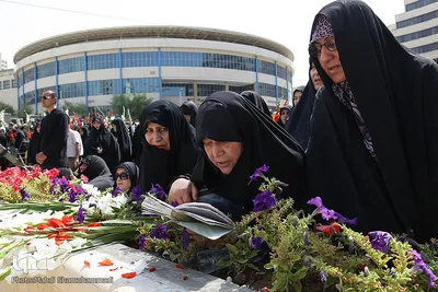 تشییع شهید گمنام در سوهانک تهران