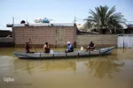 هوفل علی‌آباد گرفتار در سیل