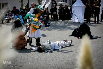 مراسم تعزیه خوانی روز عاشورا در تهران