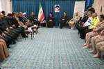 دیدار فرماندهان نظامی و انتظامی با نماینده ولی فقیه در آذربایجان غربی‎