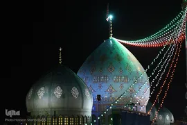 مسجد مقدس جمکران در شب نیمه شعبان