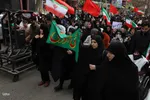مراسم تجمع مردم اهر در سوگ رهبر شهید انقلاب
