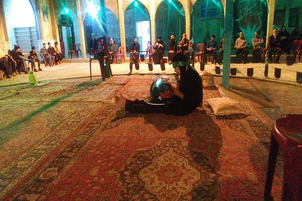 پنجمین روز سوگواره تعزیه «غریب» نور