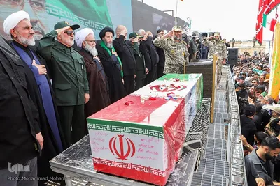 تشییع دریابان پاسدار شهید علیرضا تنگسیری در آبادان