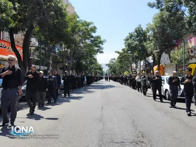مراسم عزاداری خیابانی رحلت پیامبر اکرم (ص) در اهر