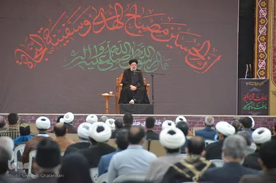 عزاداری اربعین حسینی با حضور رئیس قوه قضائیه_ بیرجند