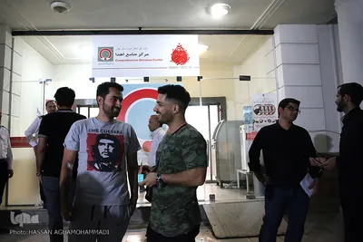 اهدای خون در شب قدر بیست وسوم ماه مبارک رمضان