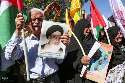 راهپیمایی روز جهانی قدس و تشییع شهیدالقدس «علی آقابابایی» در قزوین