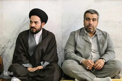 ديدار آيت الله مصباح عاملي مدير محترم حوزه علميه خراسان با آيت الله عبادي نماينده معزز ولي فقيه در خراسان جنوبي‎
