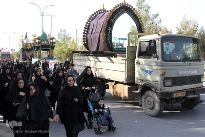 آیین پیاده‌روی جاماندگان اربعین حسینی در یزد