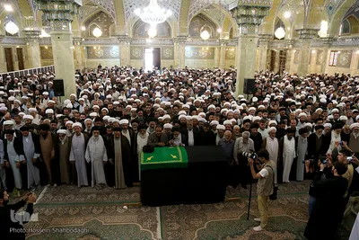 تشییع پیکر «آیت الله حسینی شاهرودی»