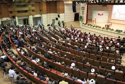 عمامه گذاری طلاب مدارس علمیه ی استان آذربایجان شرقی