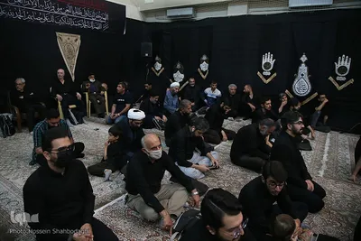 مراسم سوگواری هیئت هنر و رسانه قم