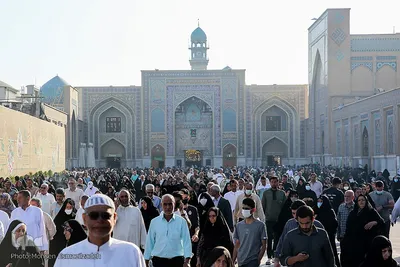 نماز عید قربان در حرم مطهر رضوی
