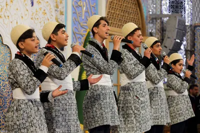 حرم مطهر رضوی در شب عید غدیر