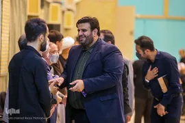 حضور حمید مجیدی‌مهر، رئیس مرکز امور قرآنی اوقاف در بزرگداشت حجت الاسلام والمسلمین حاج محمدرضا شهیدی پور