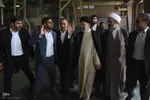 بازدید رئیس جمهور از واحدهای صنعتی احیاء شده در سمنان‎