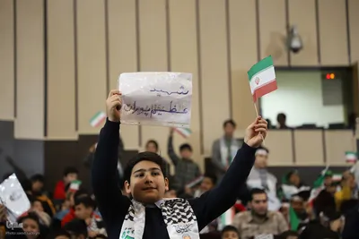 اجتماع دانش آموزی فرزندان حاج قاسم در تبریز‎