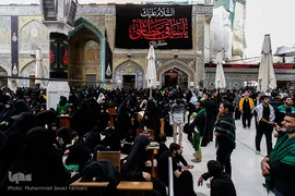 حرم حضرت علی(ع) میعادگاه راهپیمایان اربعین حسینی