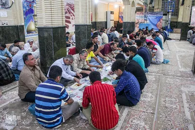 سفره افطار ناشنوایان 