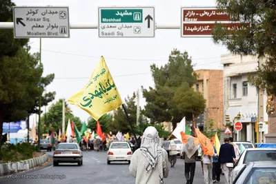 کاروان زائران پیاده امام رضا(ع)