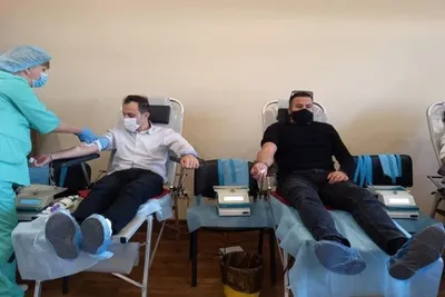 Muslime spenden Blut